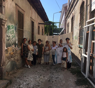 12 AUGUST 2017 AYVALIK PRINTING WORKSHOP EVENING GROUP
