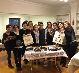 16 March 2017 Ankara Evening Group Woodblock Printing Workshop
